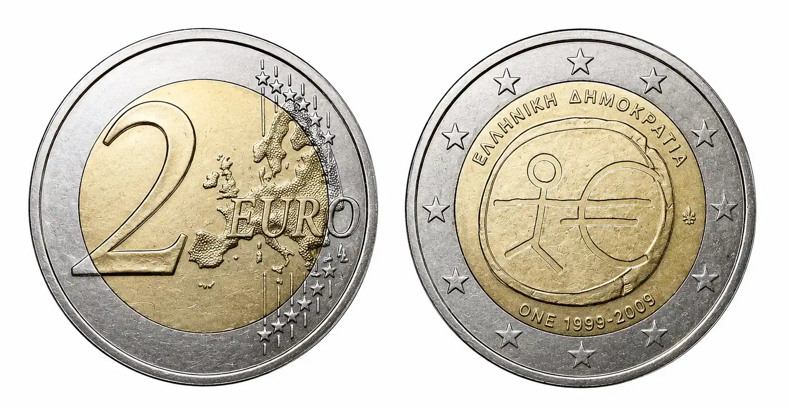 2 Euro Gedenkmünze Griechenland 2009