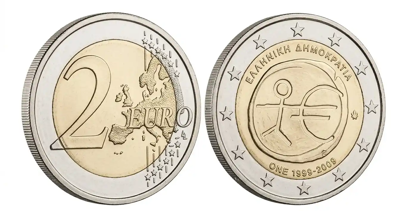 Zwei-Euro Gedenkmünze Griechenland