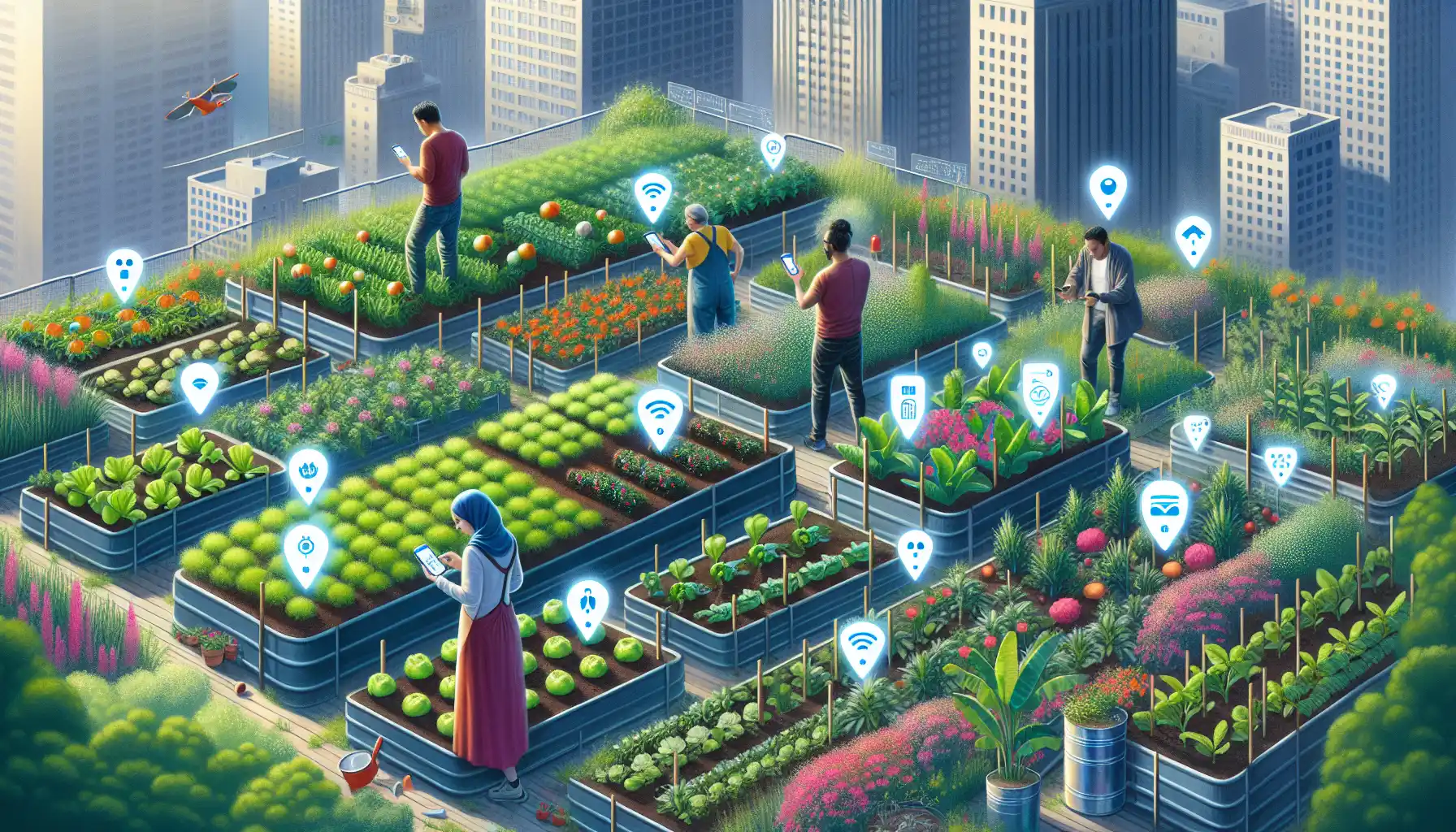 Benefits of Using AI Sensors in Community Gardens
